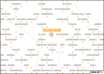 map of Ndiakhar