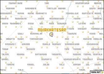 map of Ndiakhaté Sar