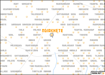 map of Ndiakhétè