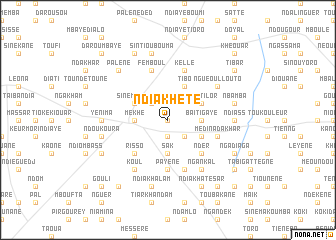 map of Ndiakheté