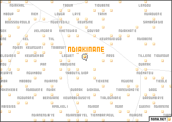 map of Ndiakinane