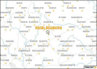 map of Ndialagu Akpu