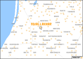 map of Ndiallakhâr