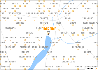 map of Ndiande