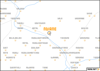 map of Ndiané