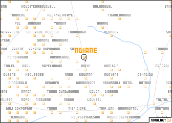 map of Ndiané