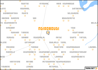 map of Ndiao Boudi