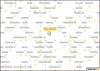 map of Ndiaor