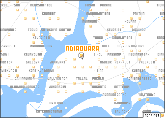 map of Ndiaouara