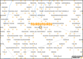 map of Ndiaou Ndiaou