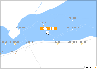 map of Ndiarème