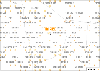 map of Ndiaré