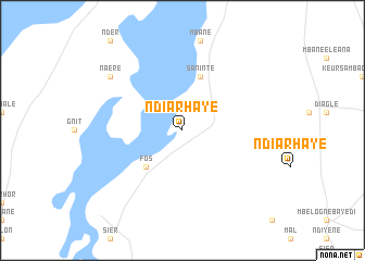 map of Ndiarhaye