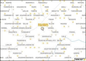 map of Ndiari