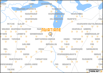 map of Ndiatiane