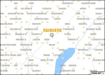 map of Ndiavène