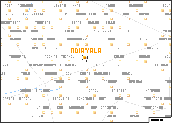 map of Ndiayala