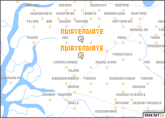 map of Ndiaye Ndiaye