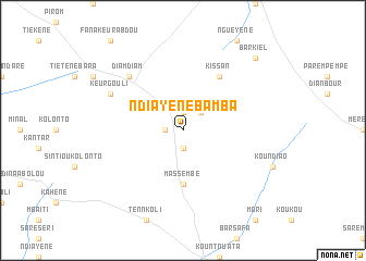 map of Ndiayène Bamba