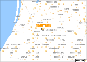 map of Ndiayène