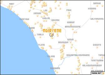 map of Ndiayène