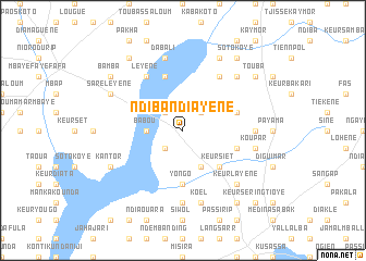 map of Ndiba Ndiayène