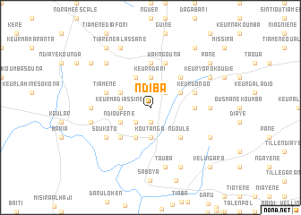 map of Ndiba