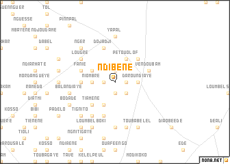 map of Ndibène