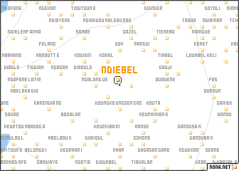 map of Ndiébèl