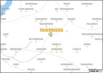map of Ndiébougou