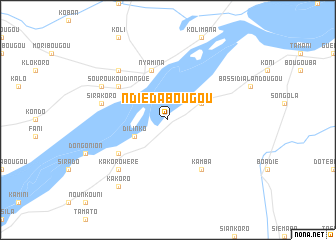 map of Ndiédabougou