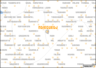 map of Ndiéguedj