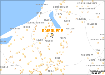 map of Ndiéguène