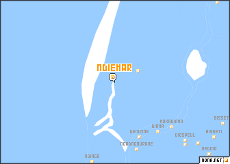 map of Ndiémar