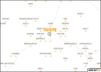 map of Ndiène