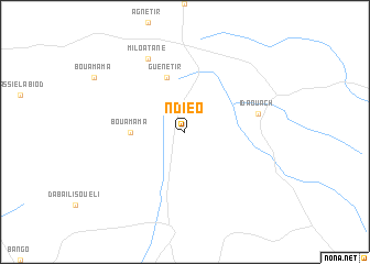 map of Ndiéo