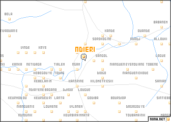 map of Ndiéri