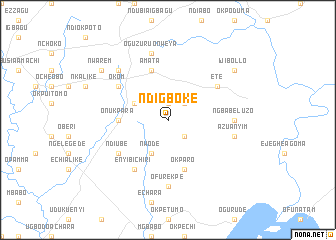 map of Ndi Gboke