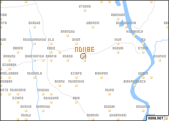 map of Ndi Ibe