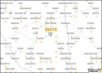map of Ndi Ite