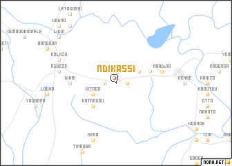 map of Ndikassi