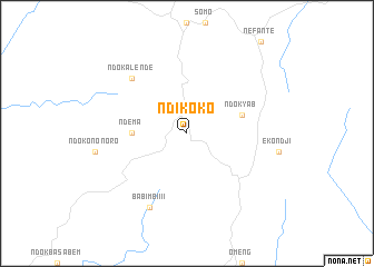 map of Ndikoko