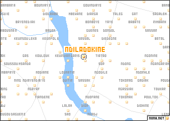 map of Ndiladokine