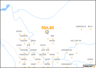 map of Ndilan