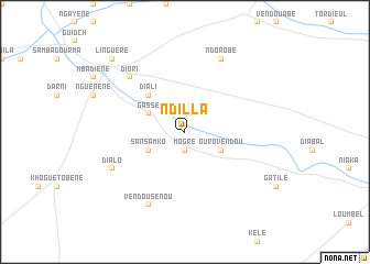 map of Ndilla