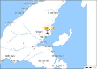 map of Ndiloi