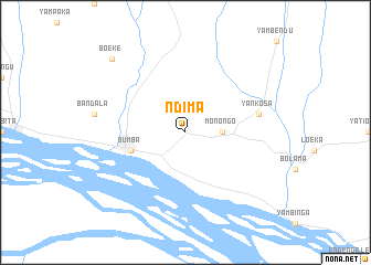 map of Ndima