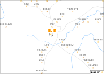 map of Ndim