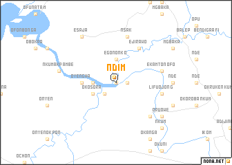 map of Ndim