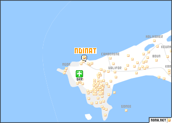 map of Ndinat